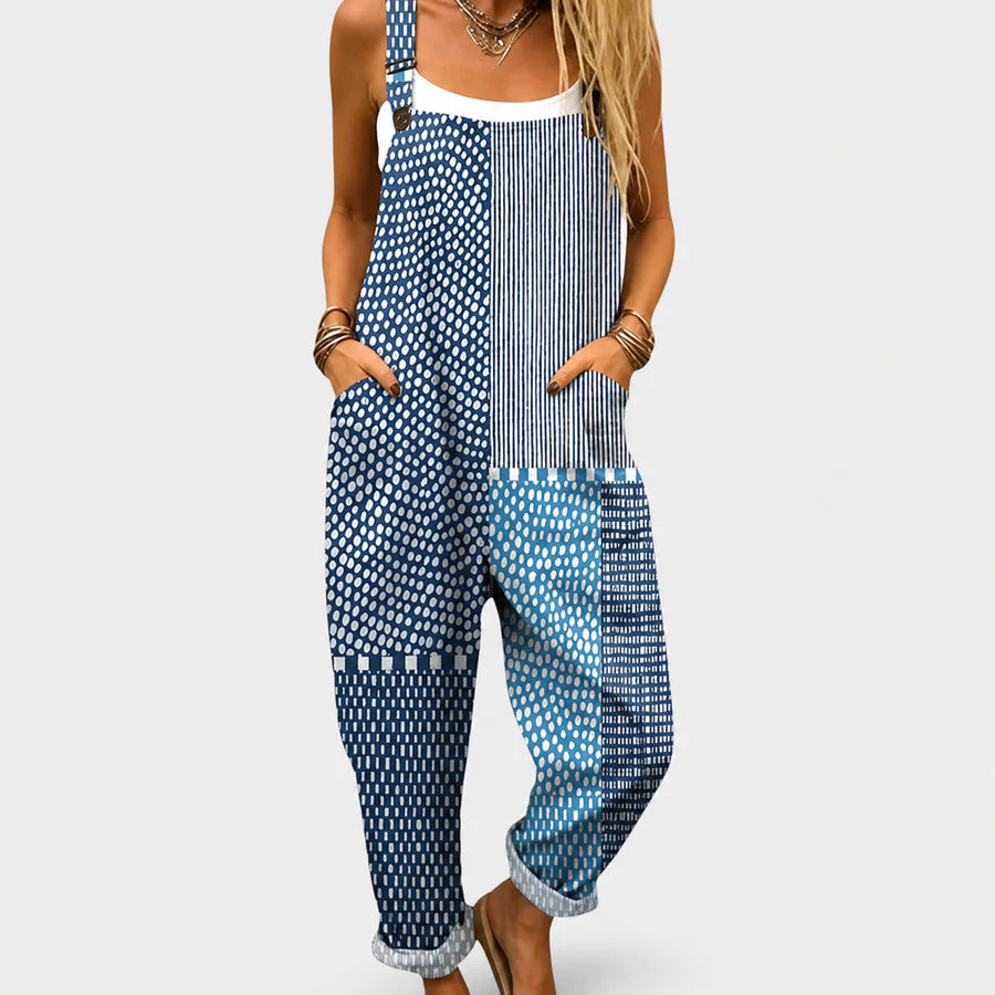 Mono Azul con Tirantes Regulables
