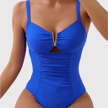 Traje de baño con escote en V