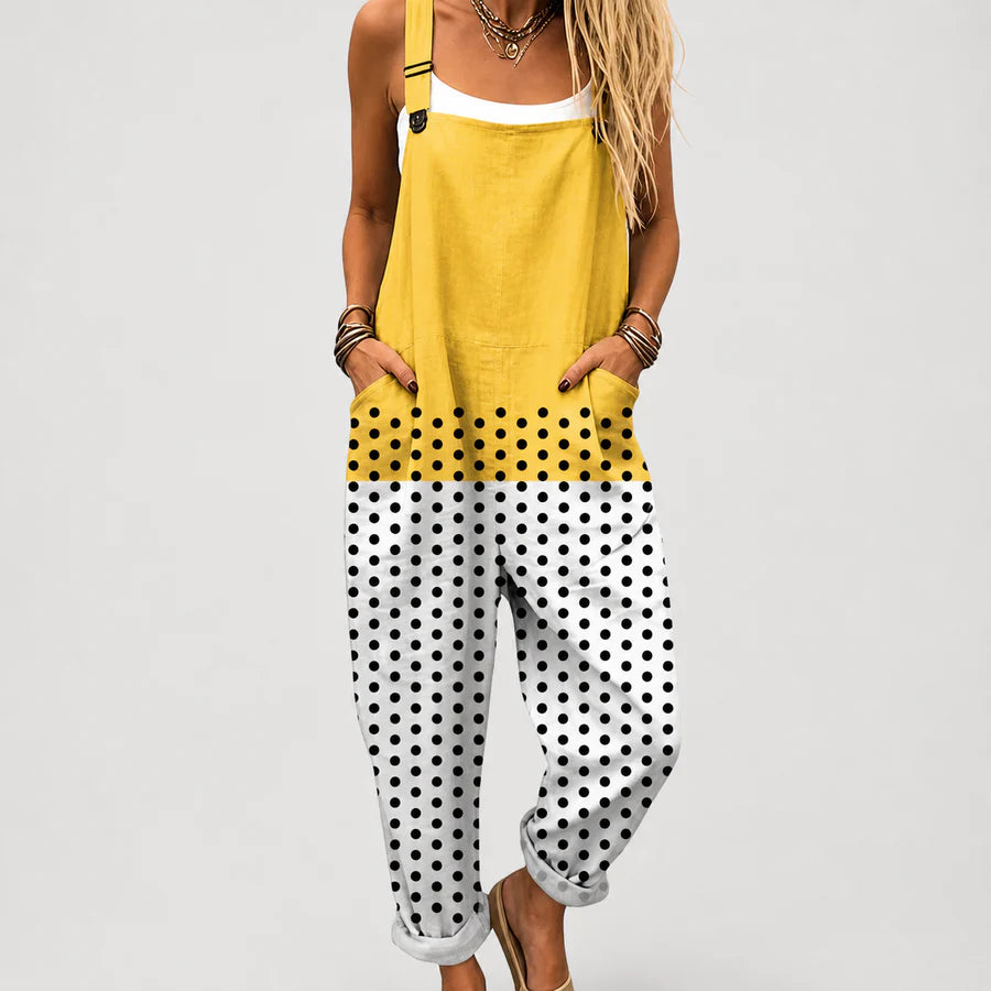 Mono Amarillo con Lunares Negros