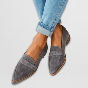 Mocasines de ante suave