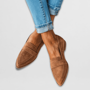 Mocasines de ante suave