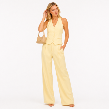 Conjunto Halter Amarillo | 2ª -50% · 3ª -75%