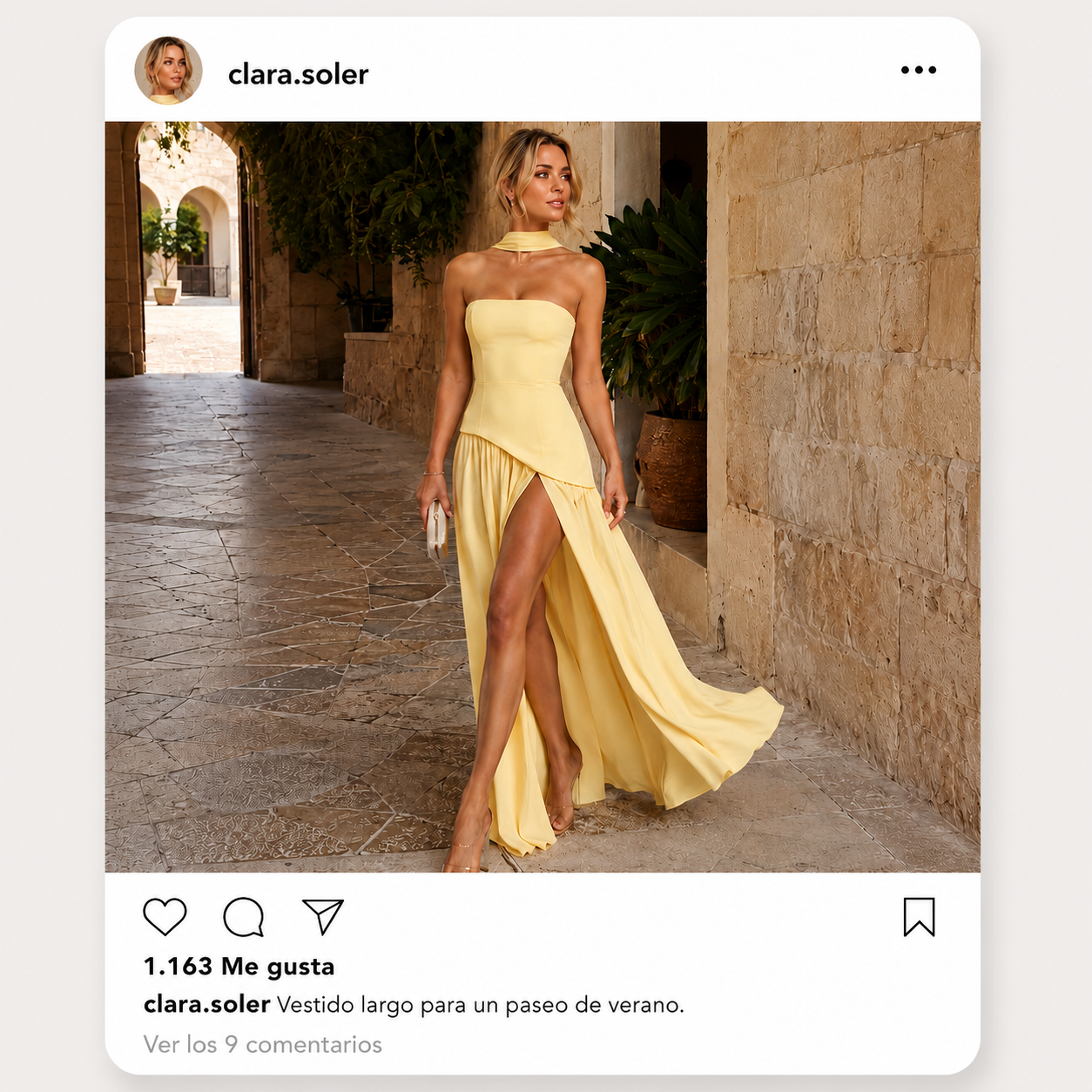 Vestido amarillo