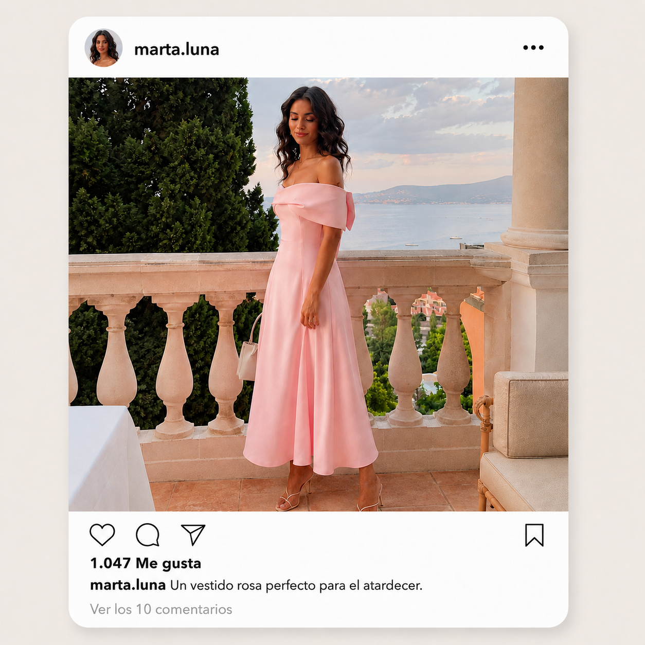 Vestido rosa