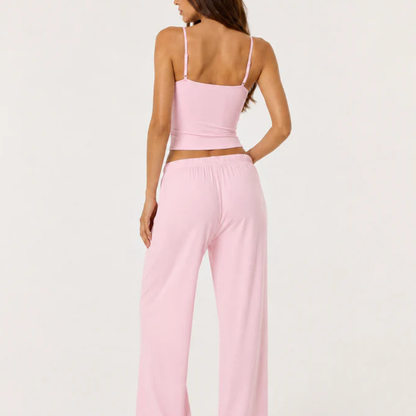 Conjunto Pijama Top de Tirantes y Pantalón