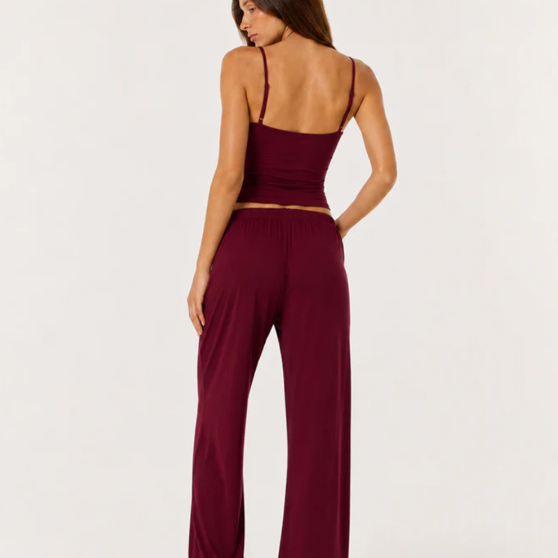 Conjunto Pijama Top de Tirantes y Pantalón