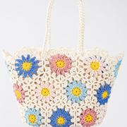 Bolso Floral Tejido Verano