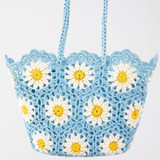 Bolso Floral Tejido Verano