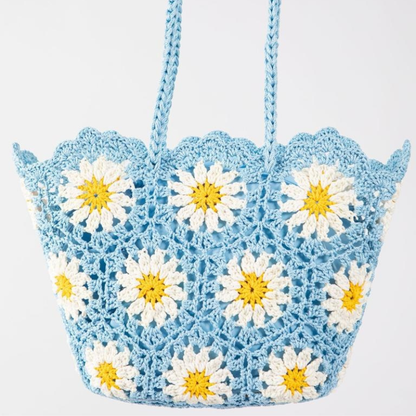 Bolso Floral Tejido Verano