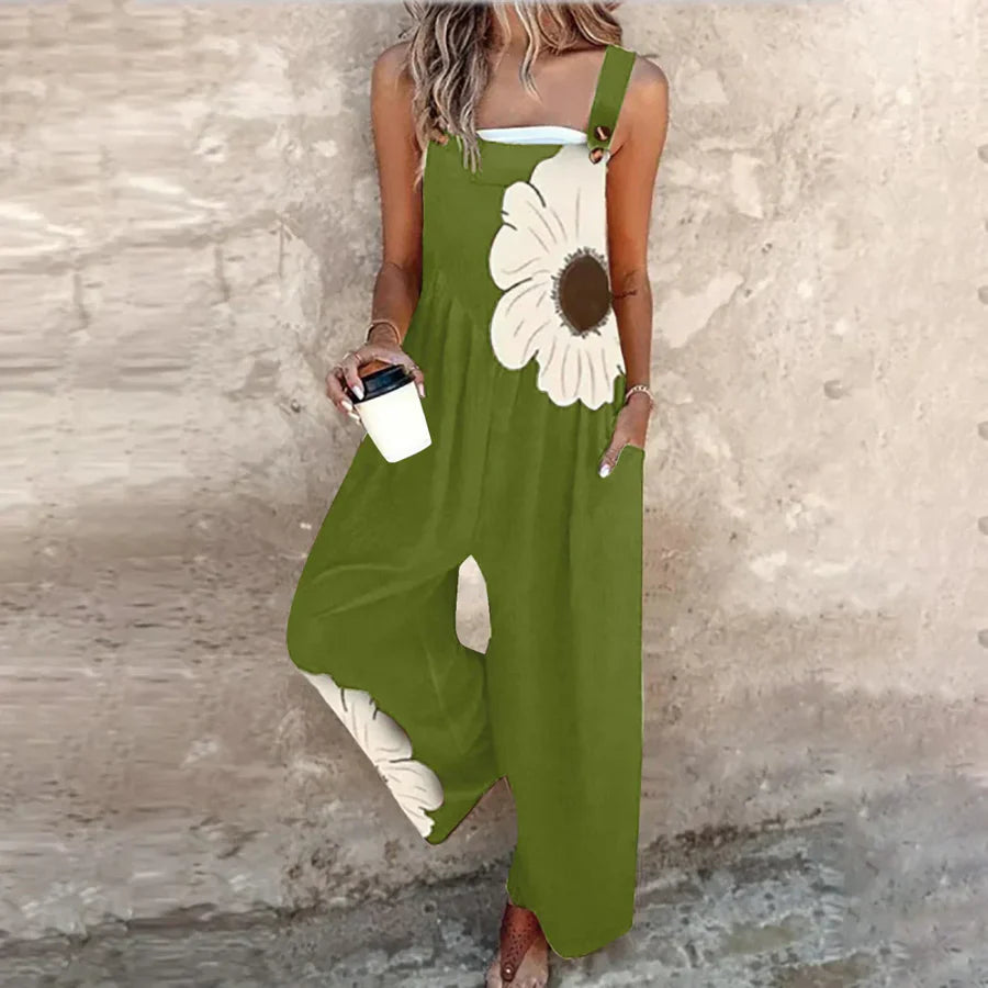 Mono Largo Tirantes Estampado Floral