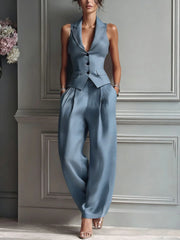 Conjunto Elegance Luxe con Escote en V