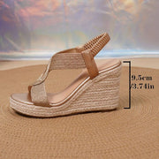 Tacón Elegante Crystal Gold