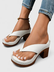 Tacones Ortopédico Crystal Gold