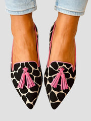 Mocasines elegantes de punta fina